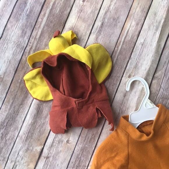 Rubie's Monkey Costume NEW 0-6 mo Brown Yellow - Picture 4 of 7